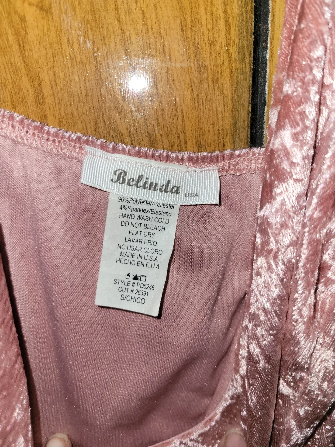 Belinda USA Pink Dress Size S