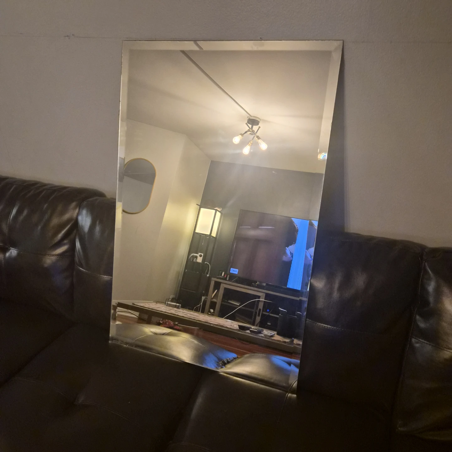 Large Rectangular Wall Mirror Panel - photo 2