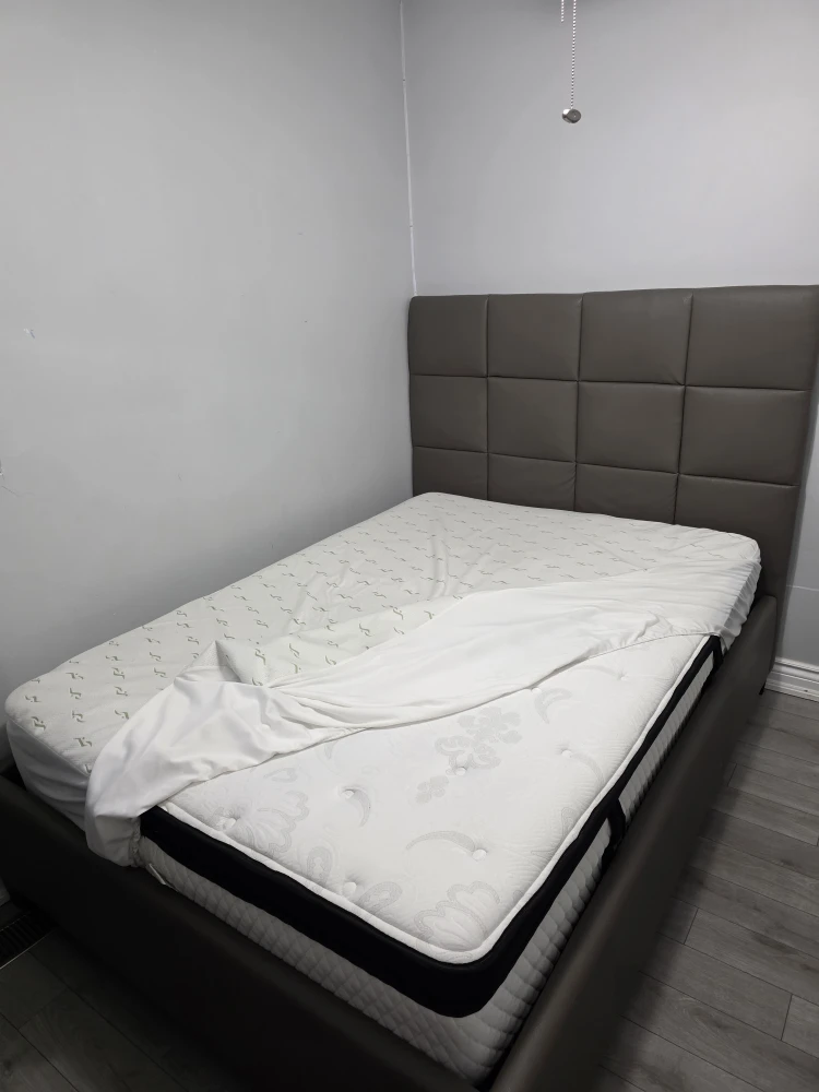 Queen Size Bed Frame and Mattress