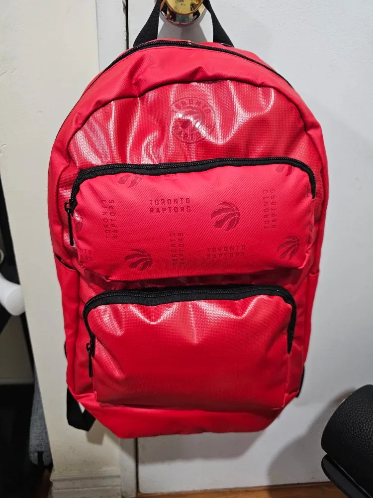 NBA Toronto Raptors Unisex Backpack, Red 🎒 #Cleanout ♻️