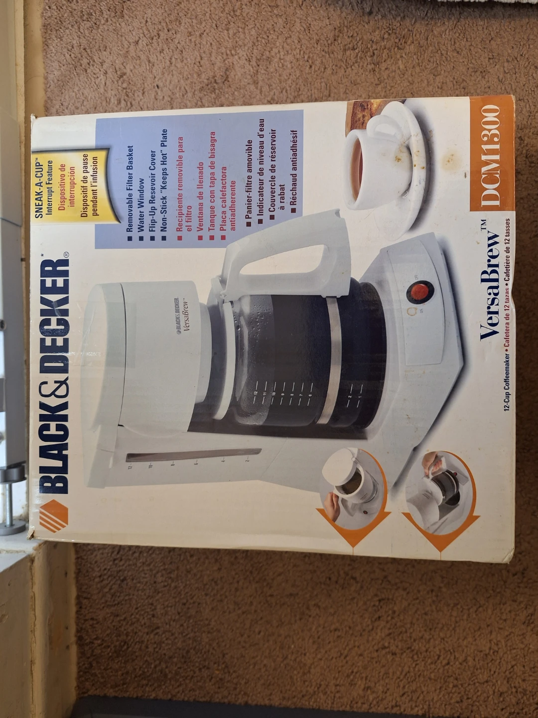 Black & Decker VersaBrew 12-Cup Coffeemaker DCM1300