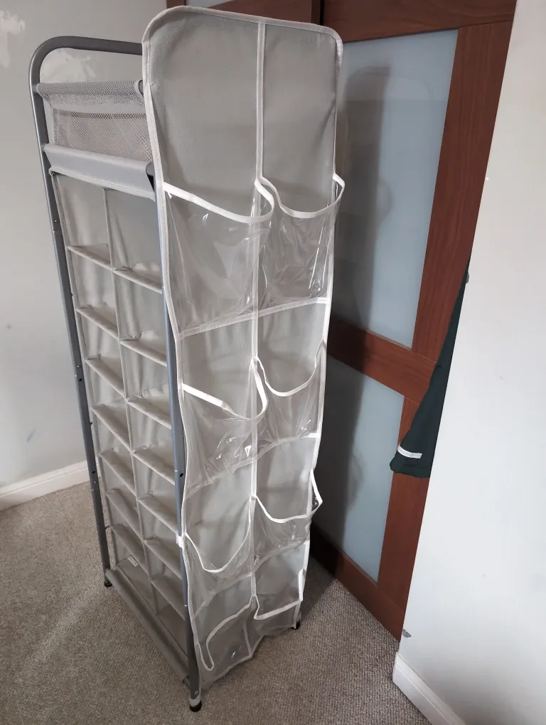 Hanging Closet Organizer - Grey