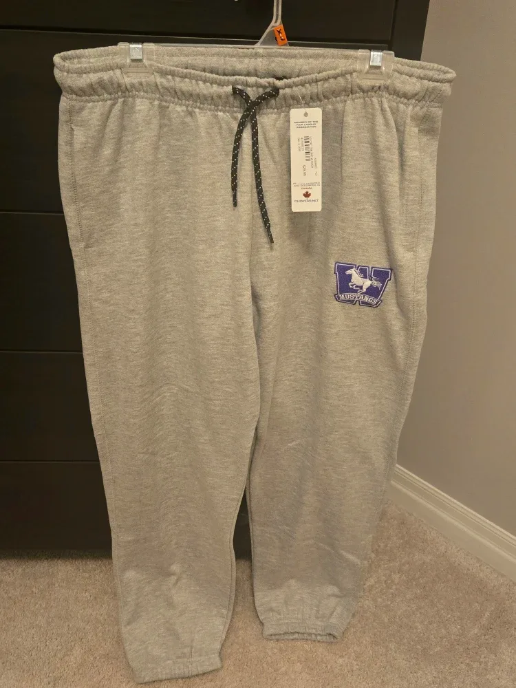 New Western Mustangs Grey Sweatpants