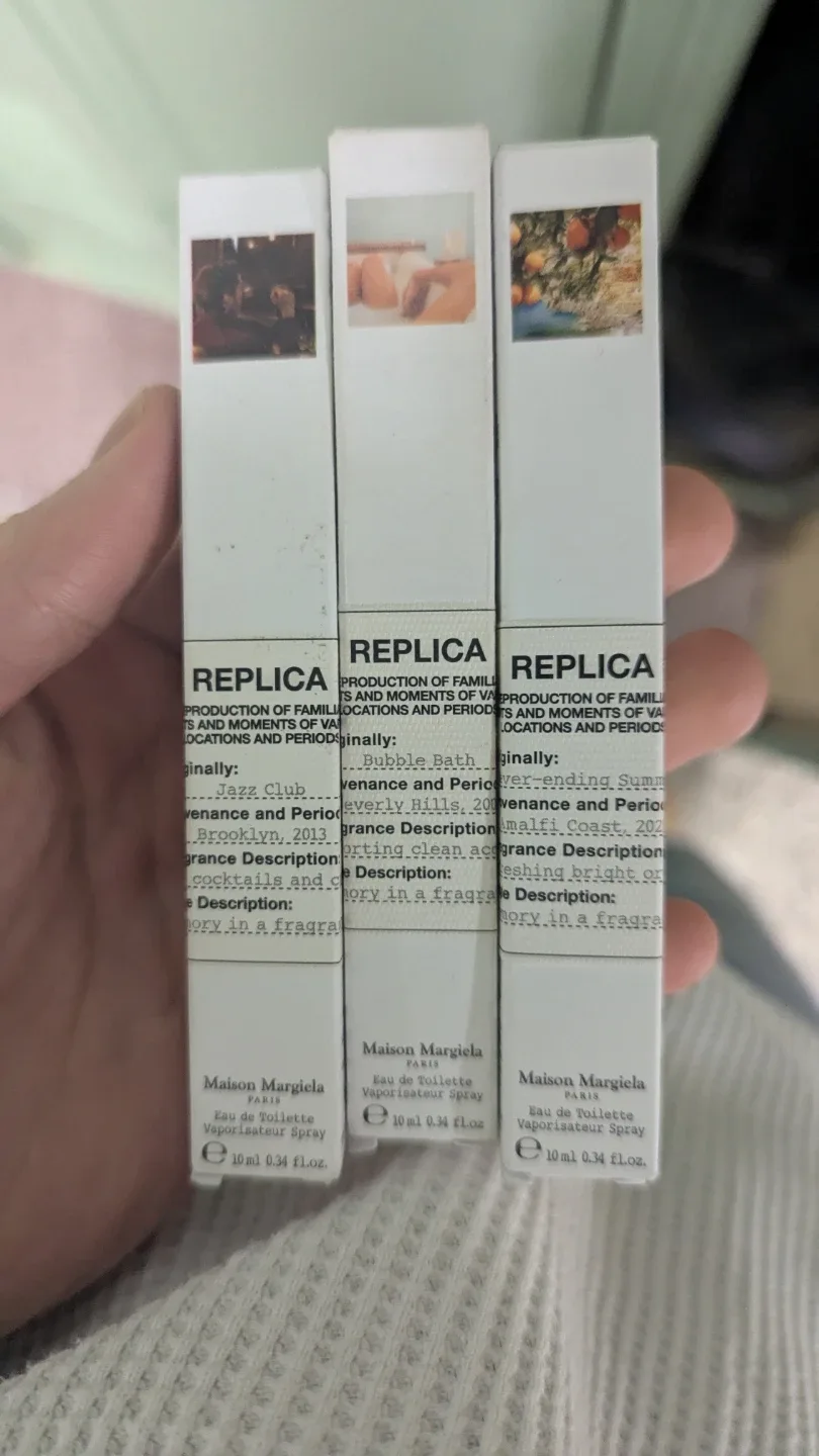 Jazz club, bubble bath, never-ending summer 10ml samples