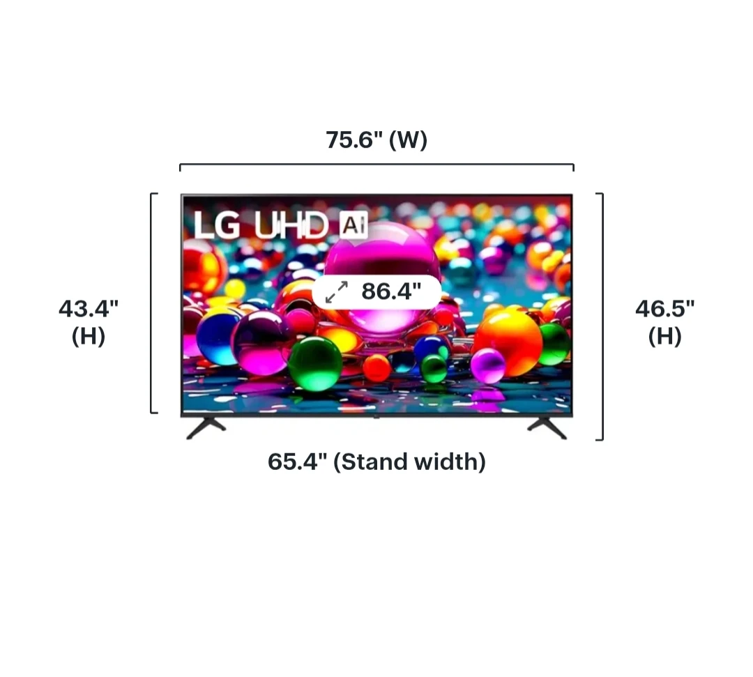 LG 86" Class UHD AI 4K Smart TV - 86UA75PUA - photo 2