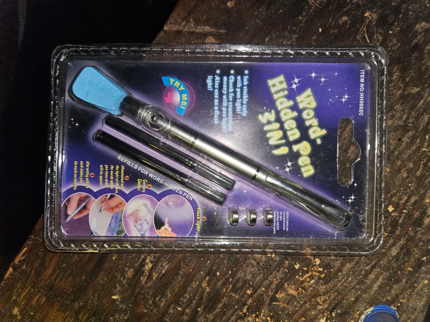 Word-Hidden Pen 3IN1