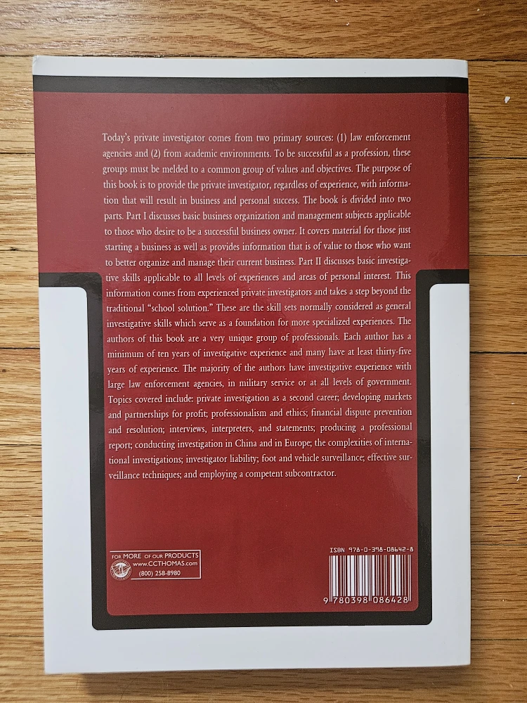 Basic Private Investigation by William F. Blake - photo 2