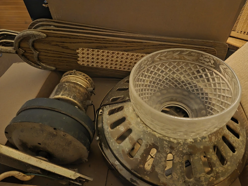 Used Ceiling Fan Parts