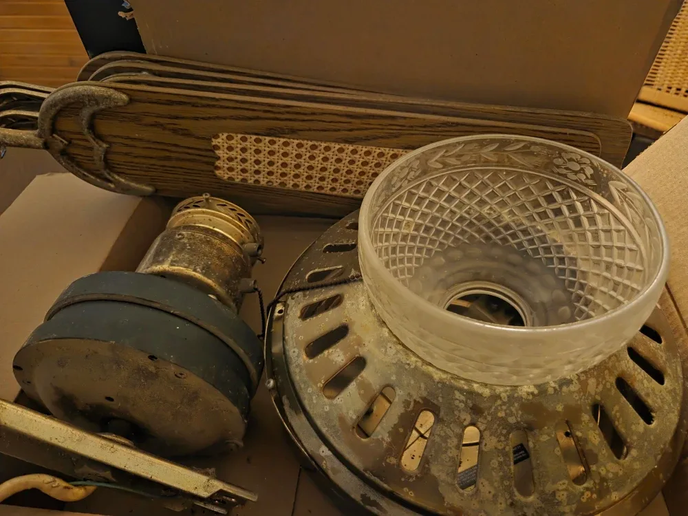 Used Ceiling Fan Parts