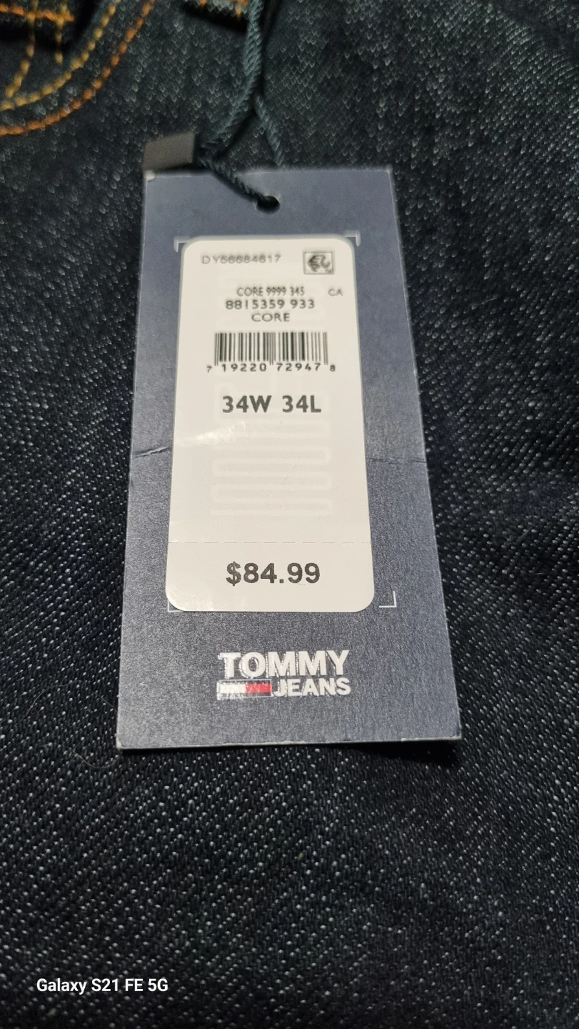 Tommy Jeans T J Flex Stretch Slim Jeans 34x34 - photo 5