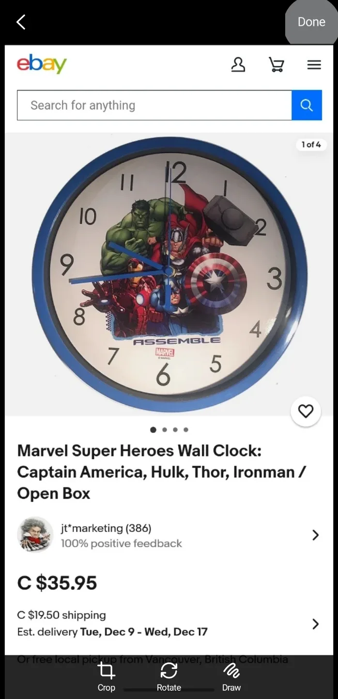 (NEW) Marvel Avengers Clock & Mug Set for X-mas 🎁 #cleanout image indicator(3)
