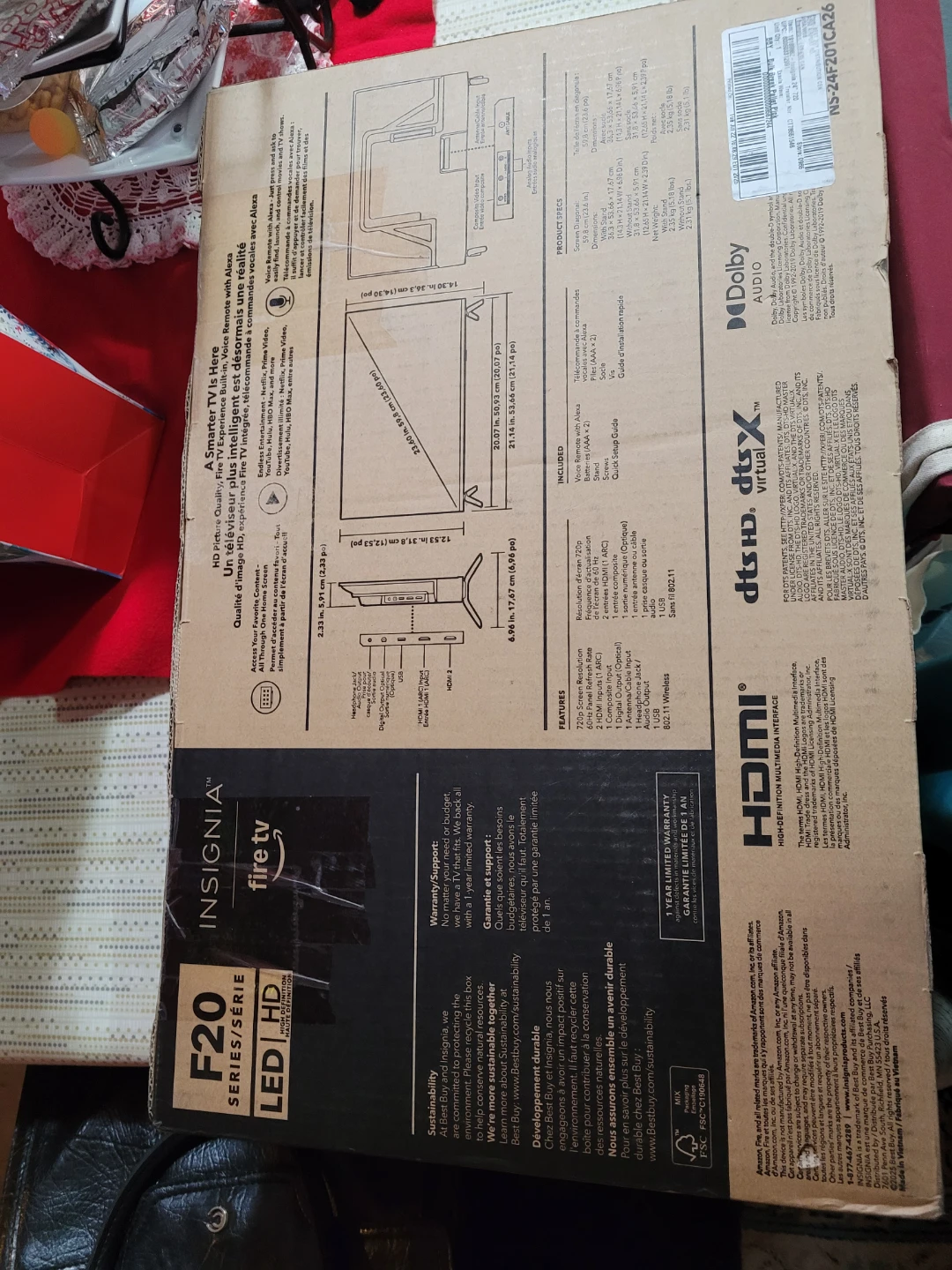 Insignia F20 Series 24" LED HD Fire TV