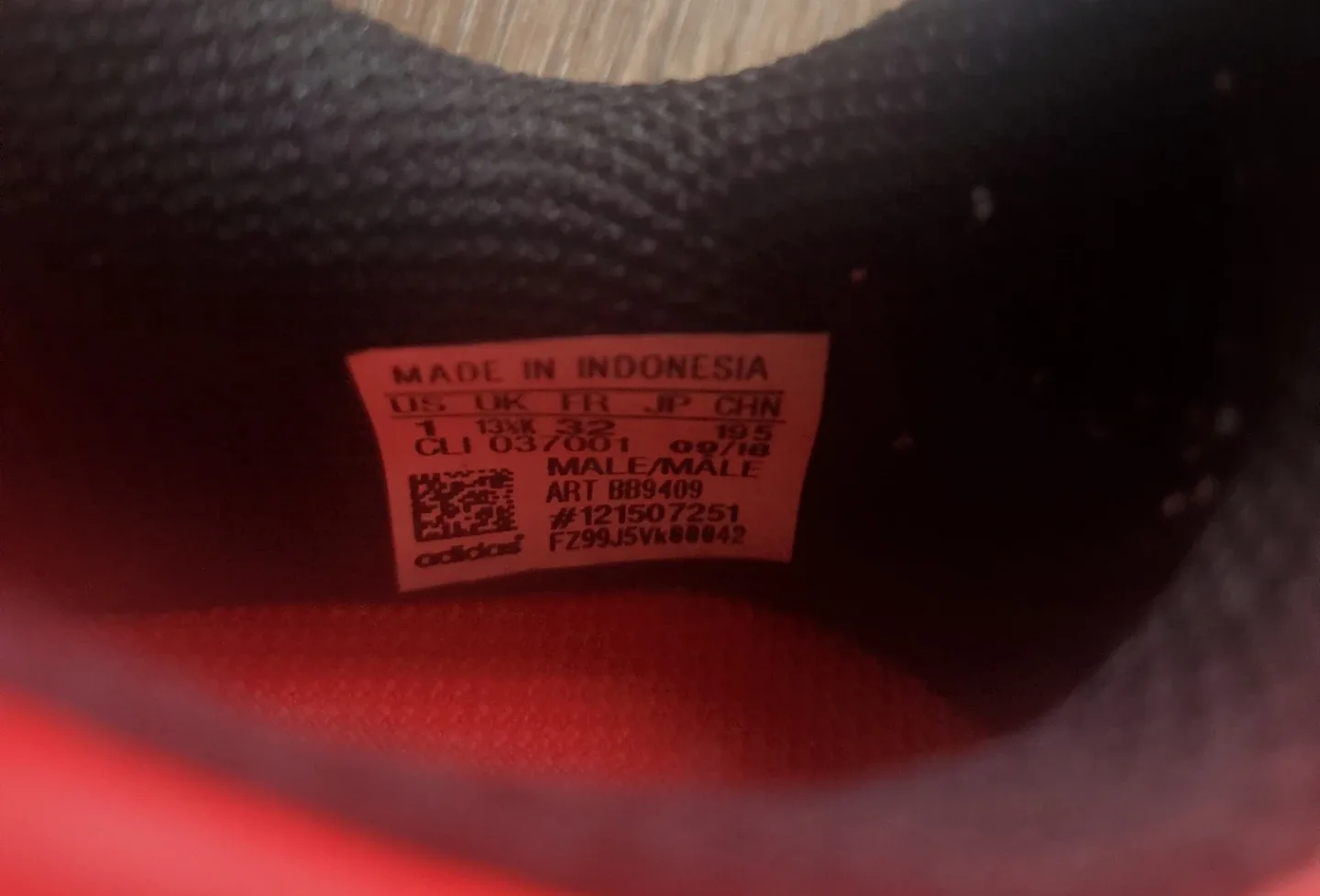 Adidas X Tango Indoor Soccer Shoes - US 1 Kids image indicator(5)