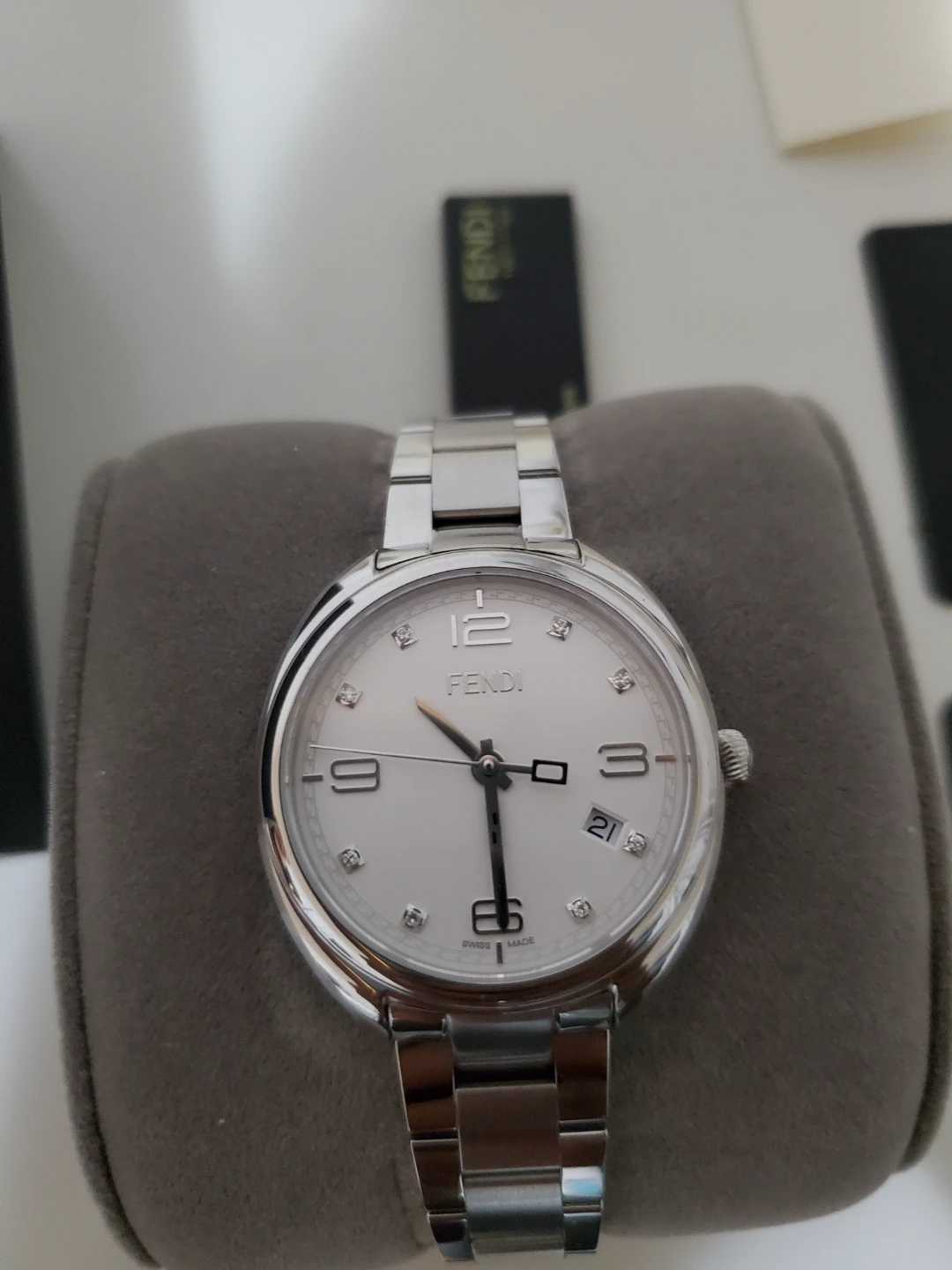 Fendi Run Away Watch - Silver, Model F211034000D1 - photo 3