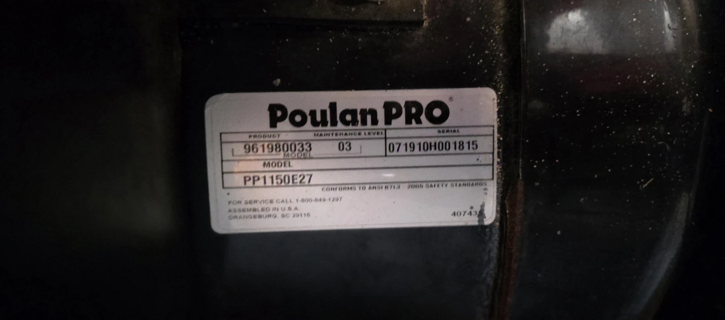Poulan PRO PP1150E27 27"  Snowblower - photo 3