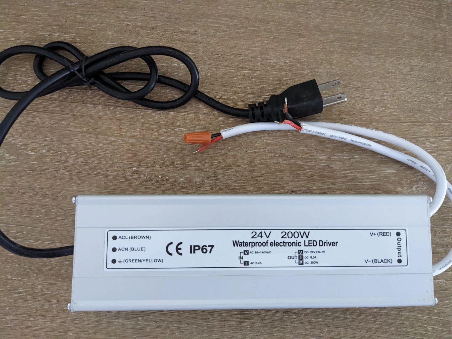 24V 200W Waterproof Electronic LED Driver