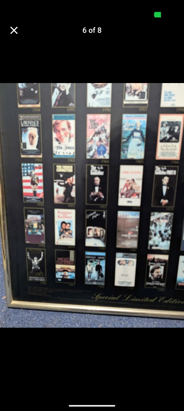 Academy Award Winners Framed VHS Tape Collection - photo 4