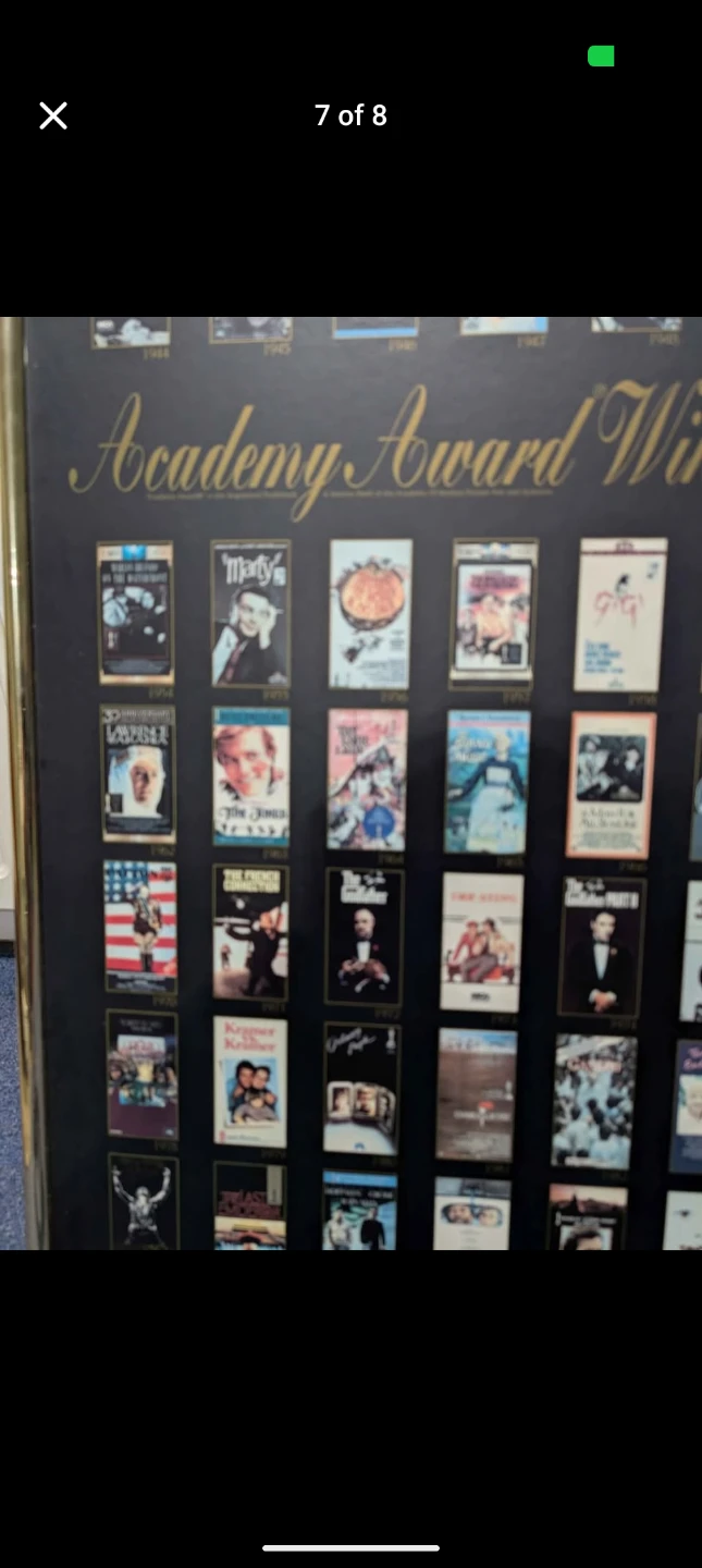 Academy Award Winners Framed VHS Tape Collection - photo 5