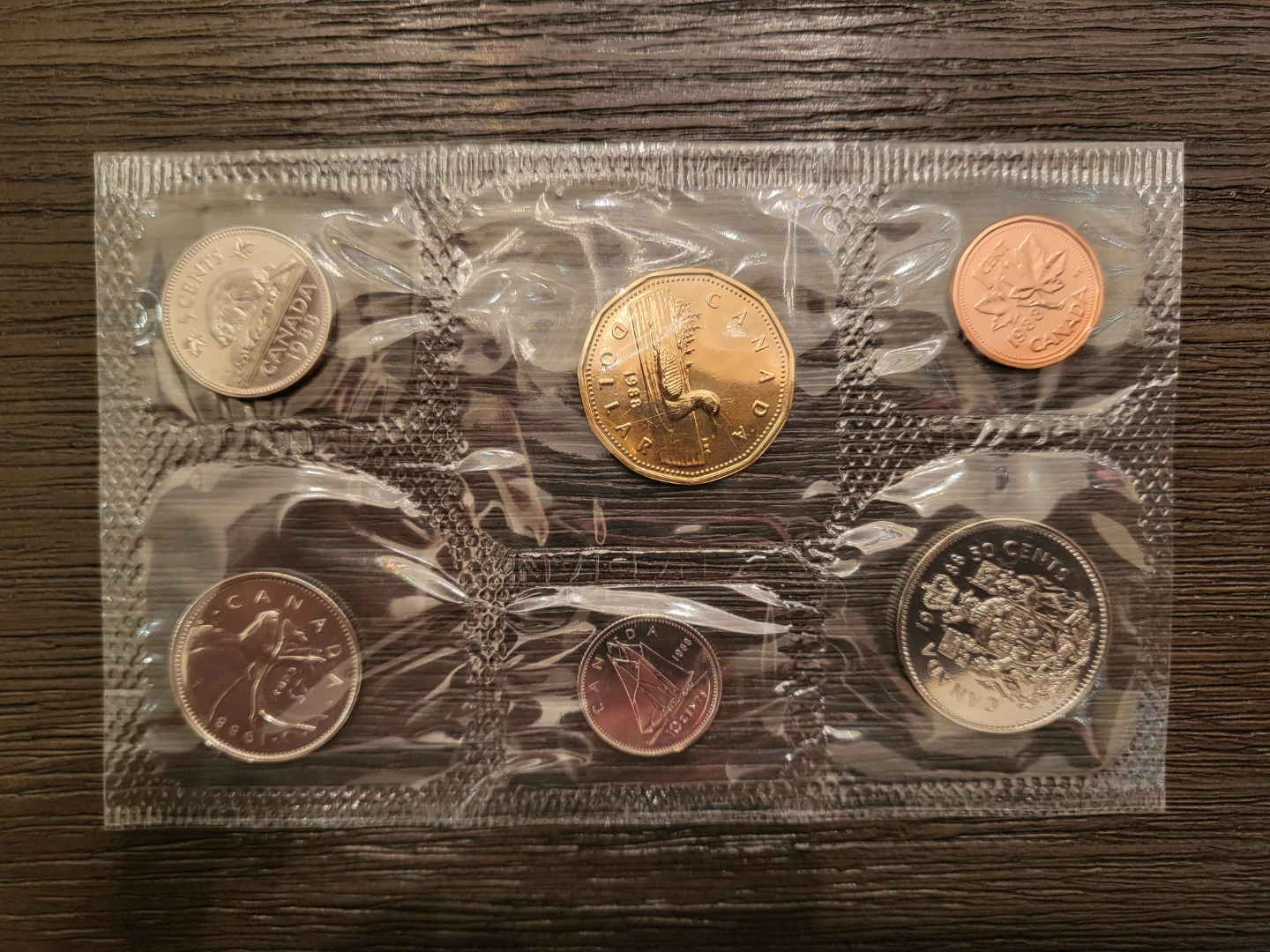 Royal Canadian Mint 1988 Uncirculated Coin Set