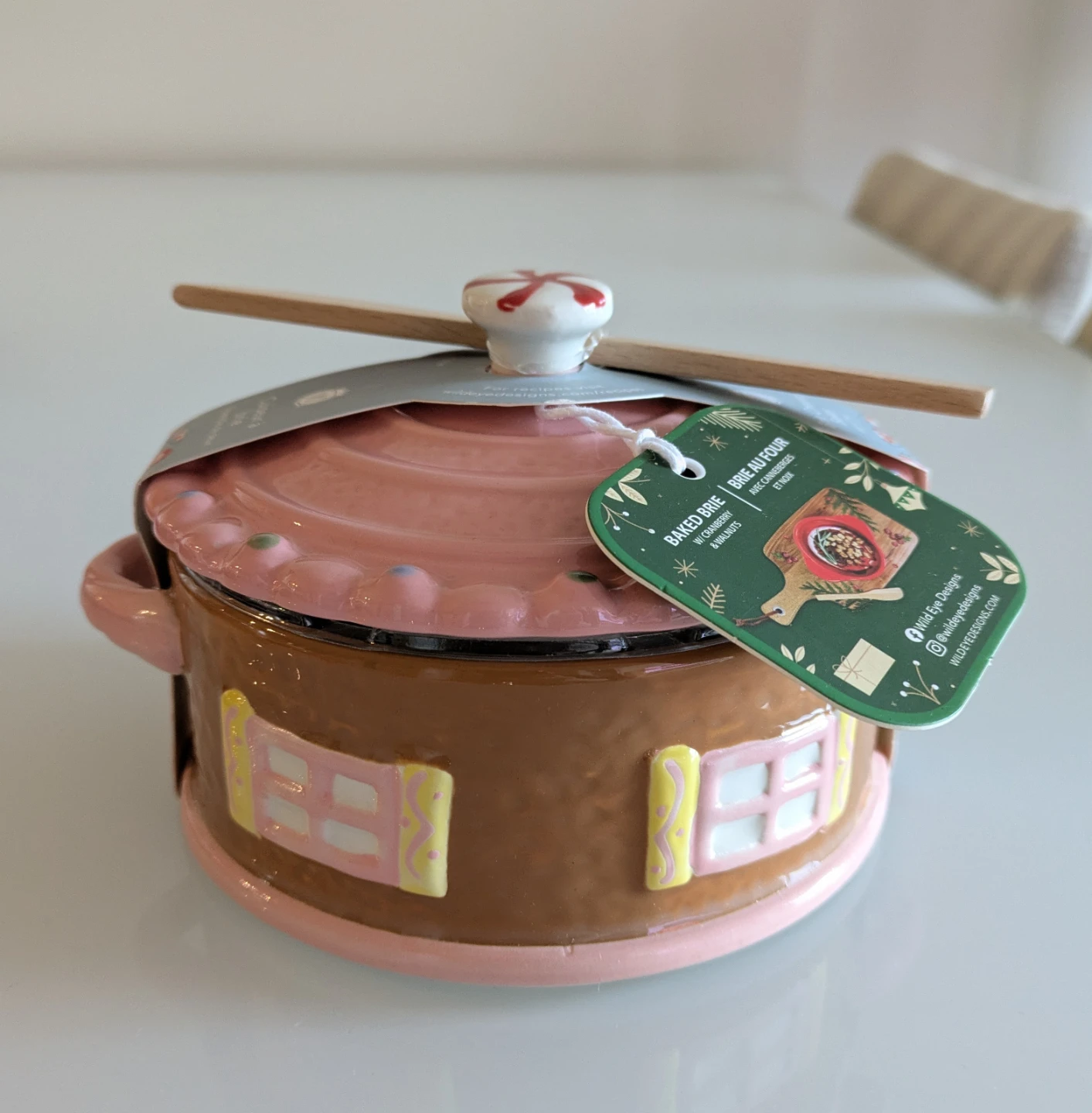 Festive Baked Brie Baker Set - New - photo 2