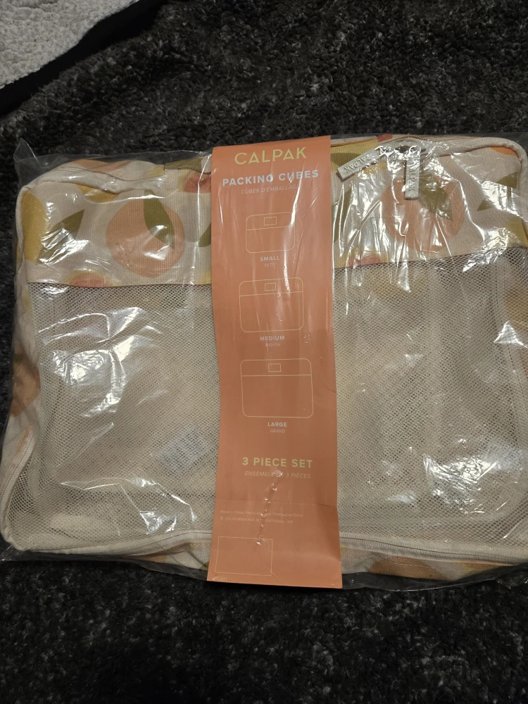 New CALPAK 3-Piece Packing Cubes Set