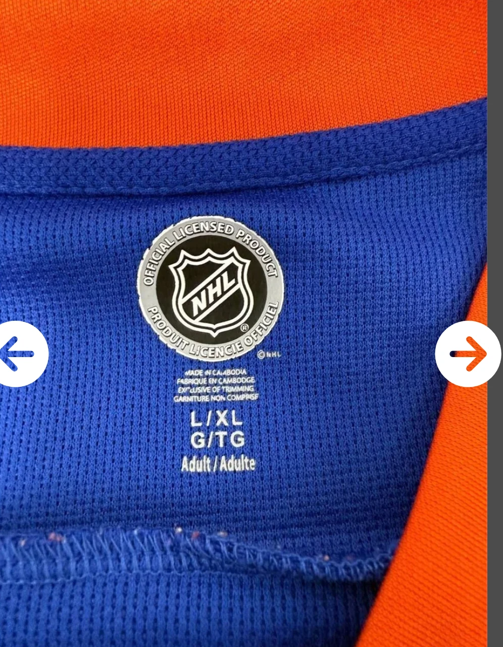 Edmonton Oilers NHL Jersey (L/XL) - photo 3