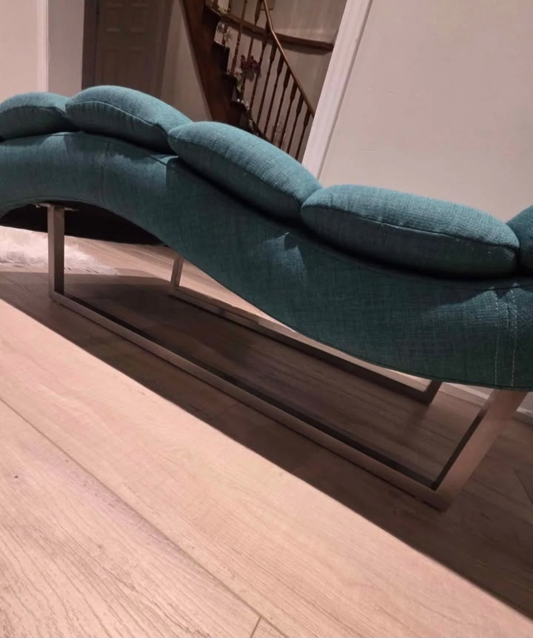 Teal Lounge Chair - photo 3