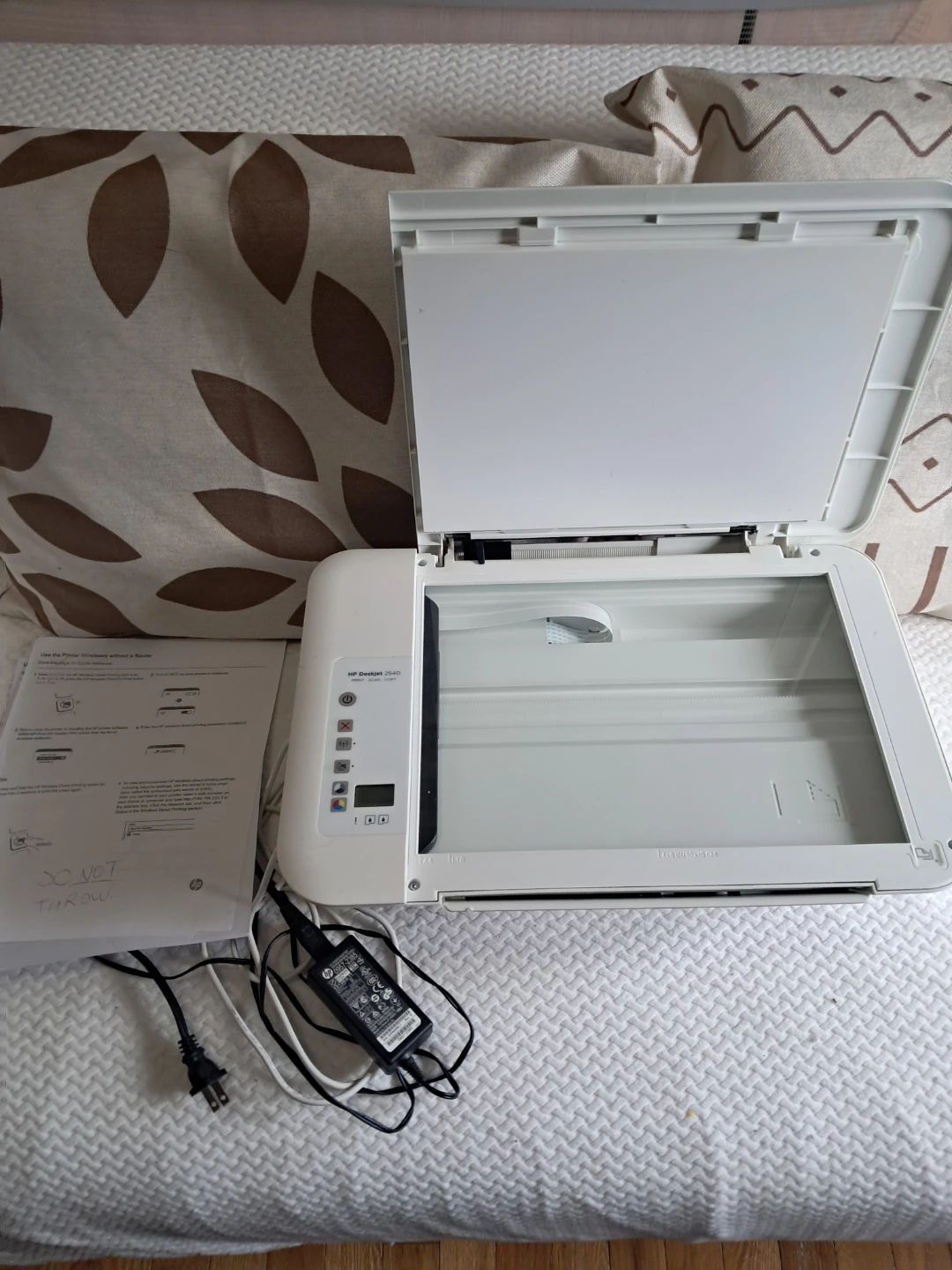 HP Deskjet 2540 Printer - Print, Scan, Copy