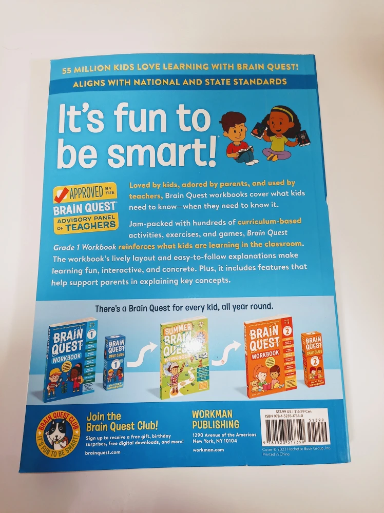 New~Brain Quest Workbook 1 #Cleanout - photo 2