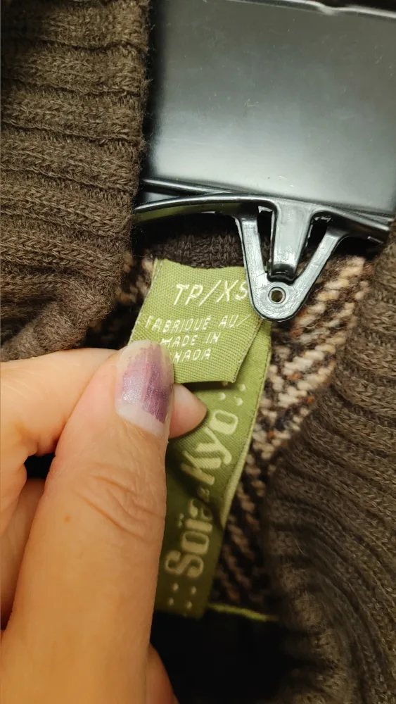 Brown Wool Blend Jacket size xs image indicator(7)