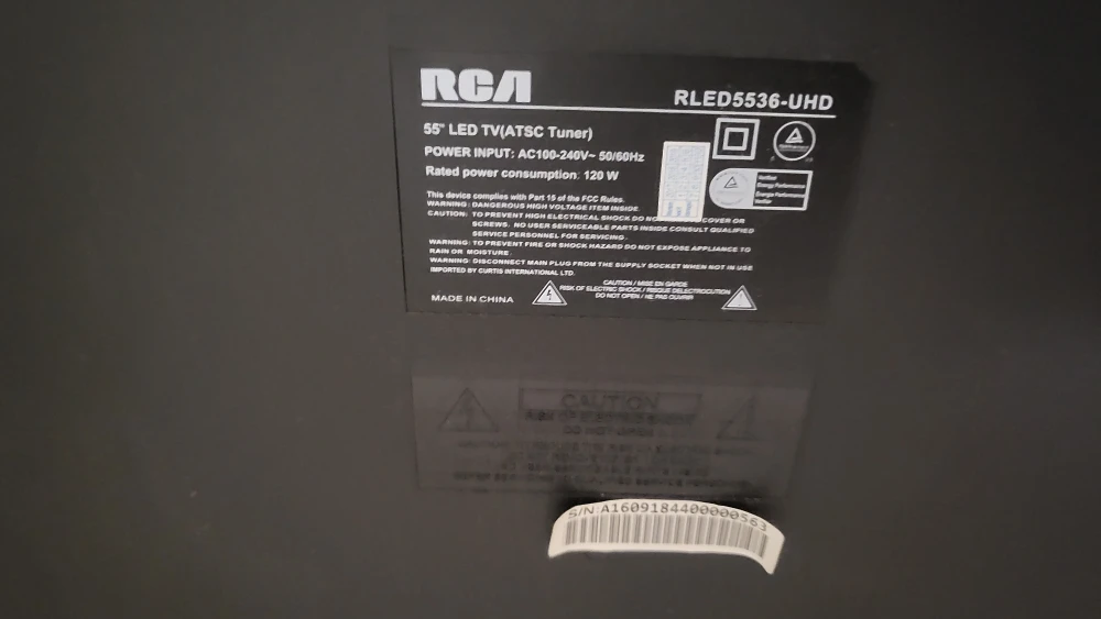 RCA RLED5536-UHD 55" LED TV - photo 2