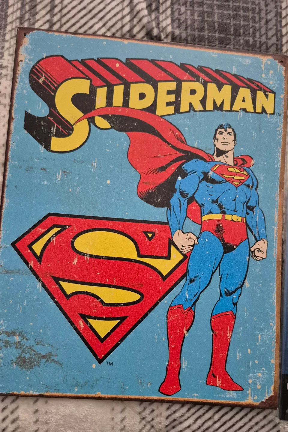 Superman tin posters