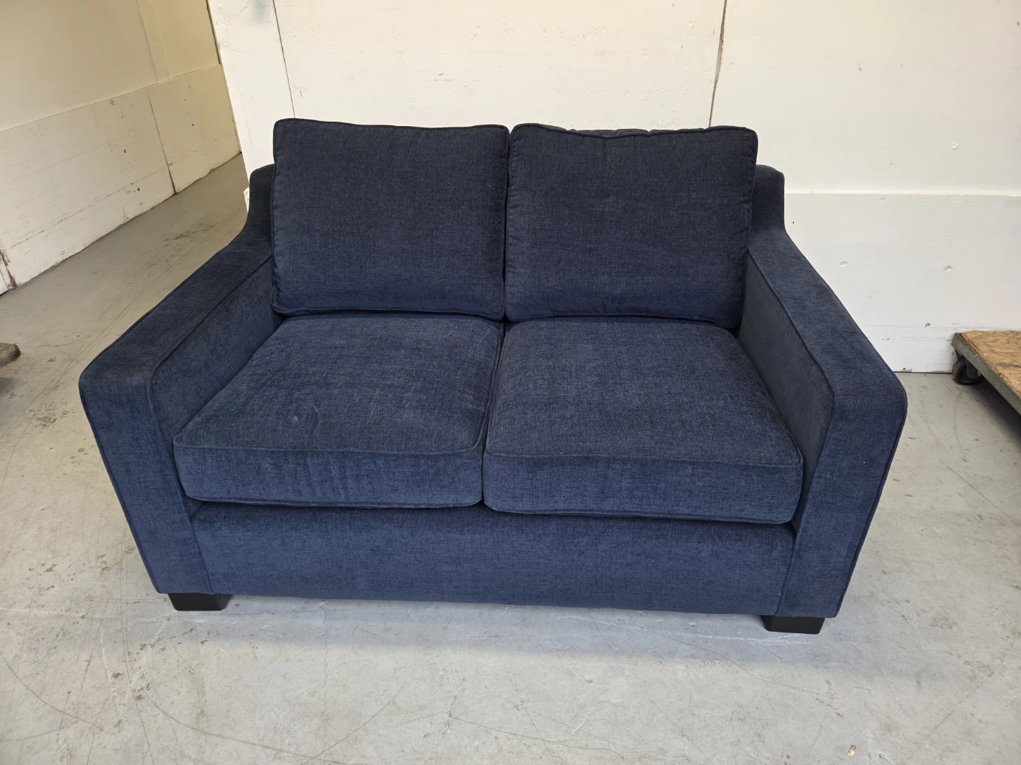 Navy Blue Loveseat Sofa