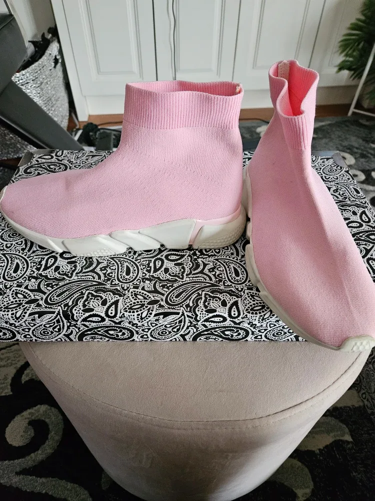 Jeffrey Campbell Pink Sock Boots image indicator(3)