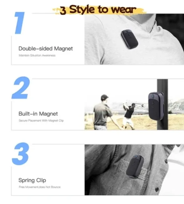 S30 Wearable Speaker - Black image indicator(4)