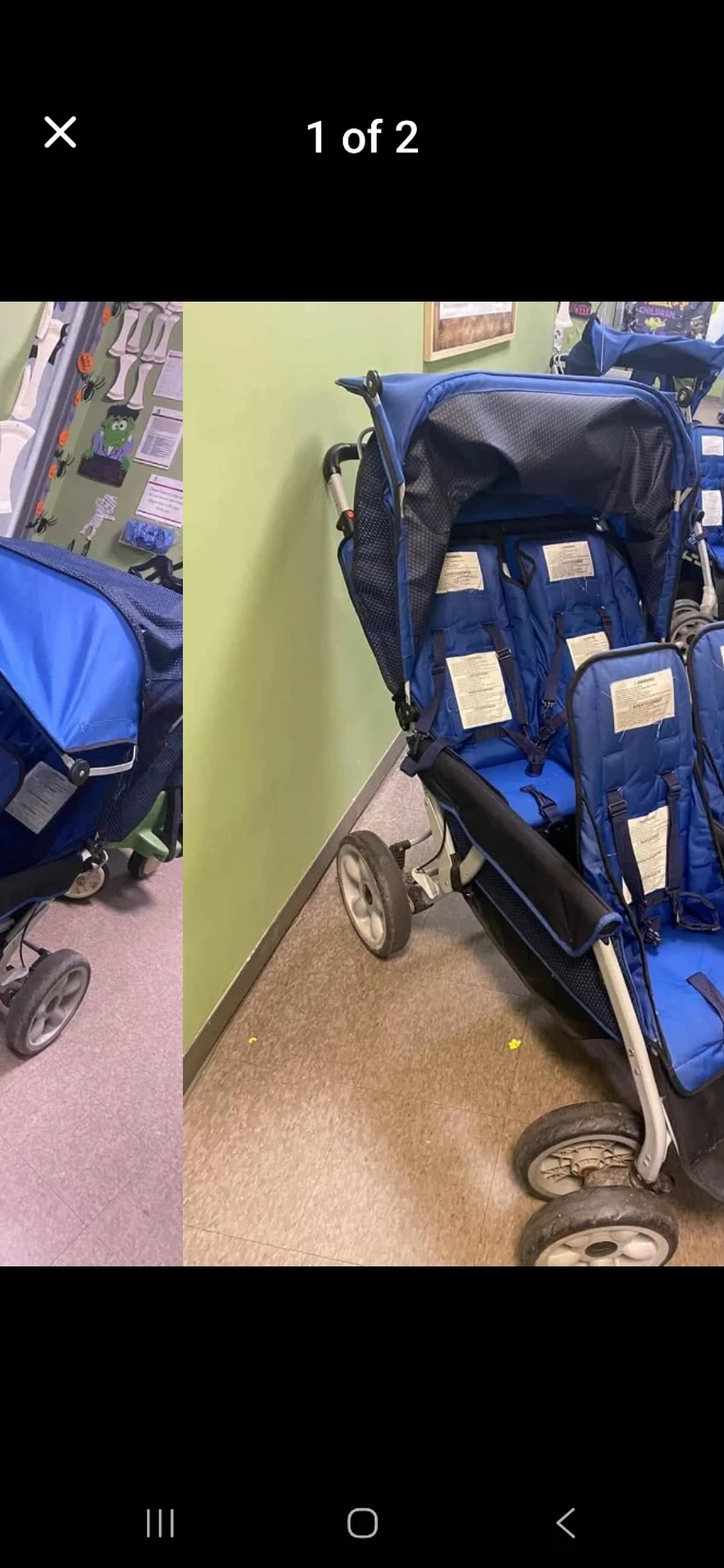 Quad Stroller - Blue - photo 2