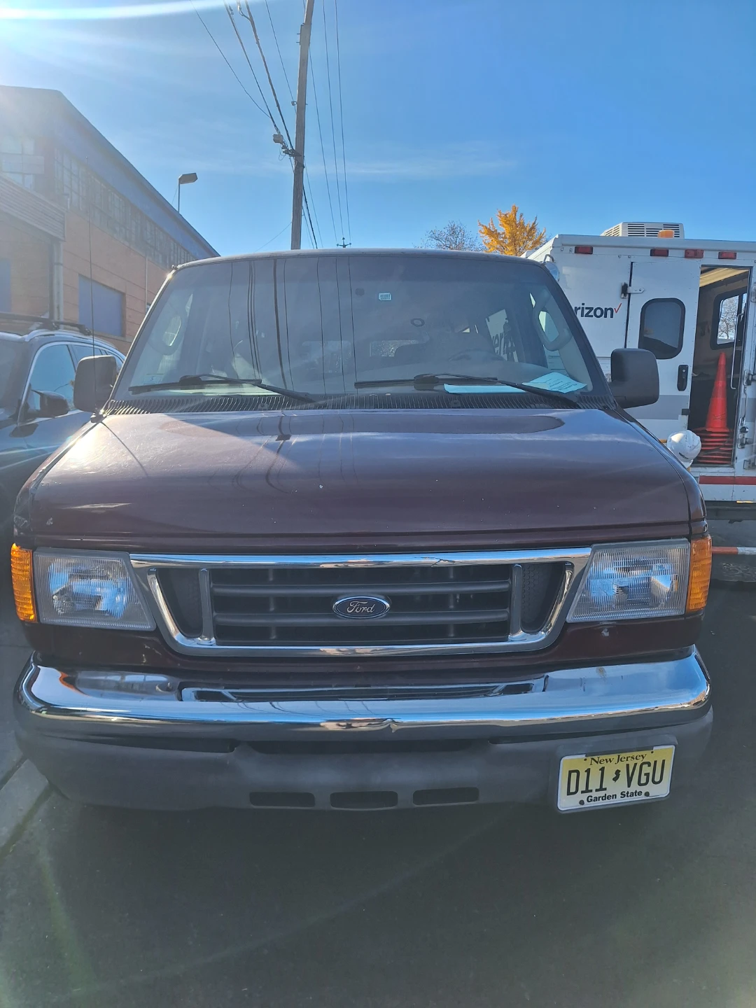 Ford Econoline Van - Burgundy
