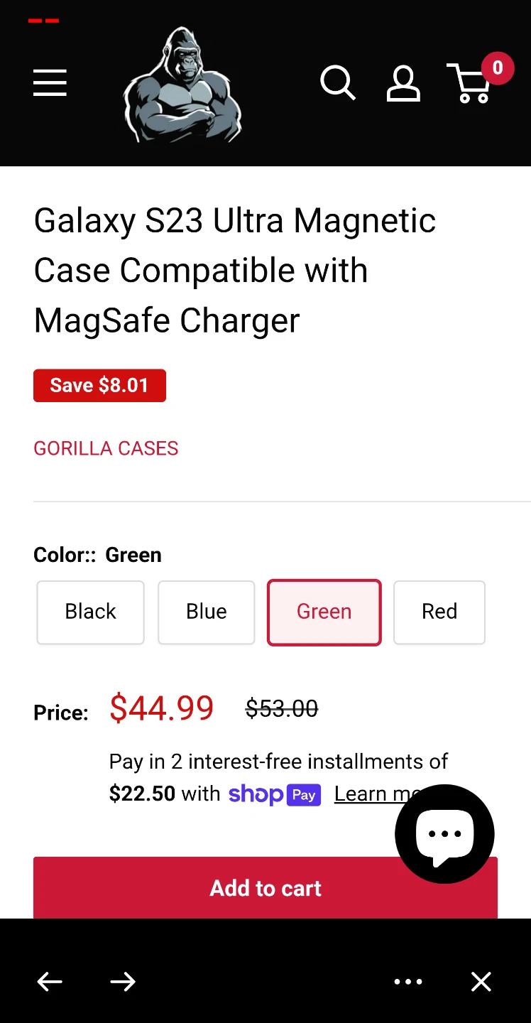 NewCase Galaxy S23 Ultra Green Magnetic Case - photo 4
