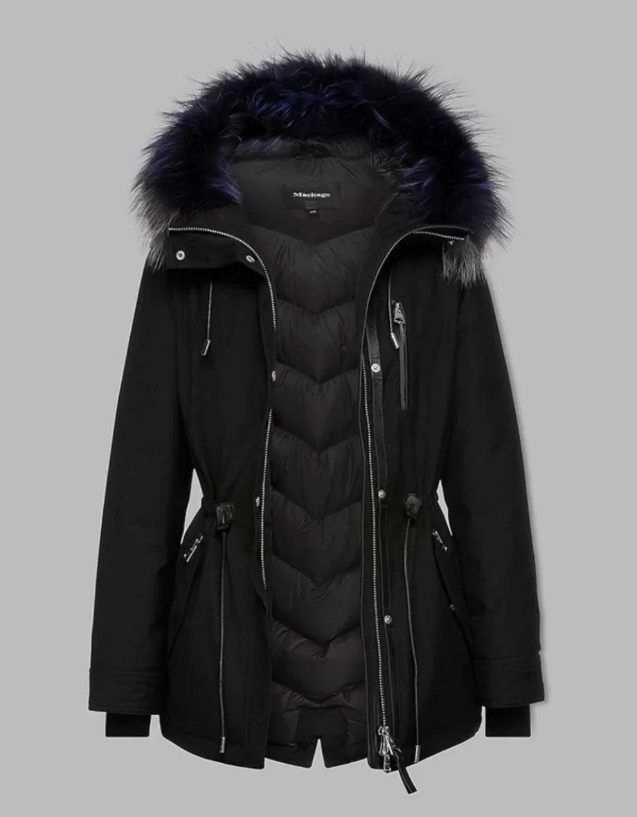 [Mackage] Chara-DXR Women's Parka in Black: Size M