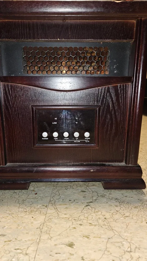Wood Cabinet Electric Fireplace