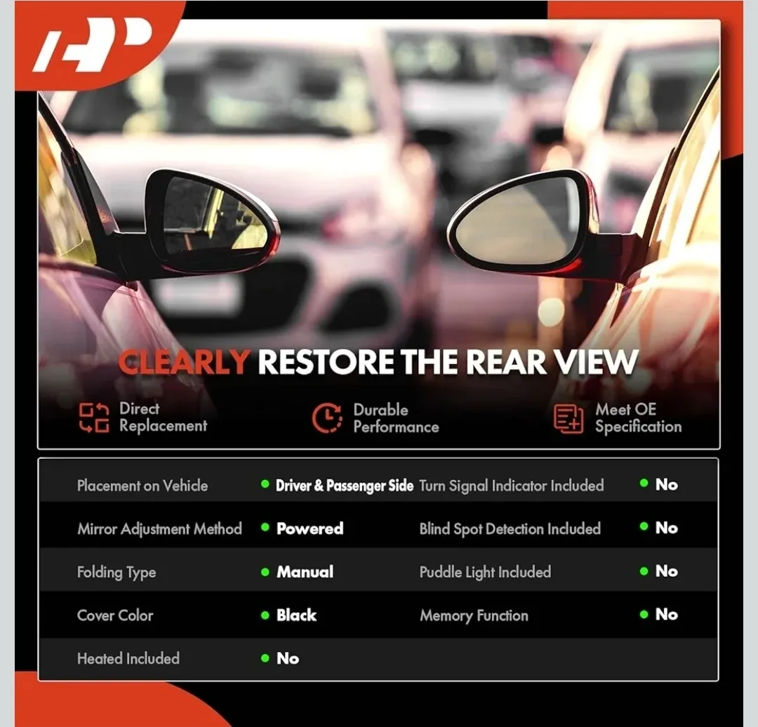 A-Premium Power Mirror Pair for Mazda 6 (2009–2013) image indicator(2)