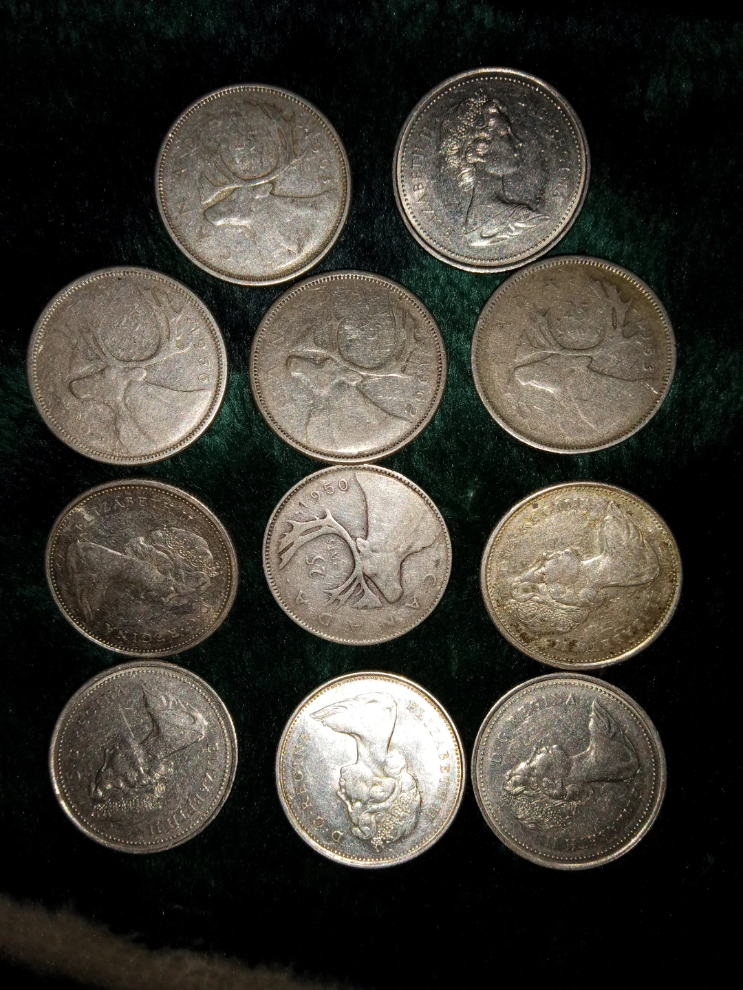 Vintage Canadian Quarter Coins - photo 3