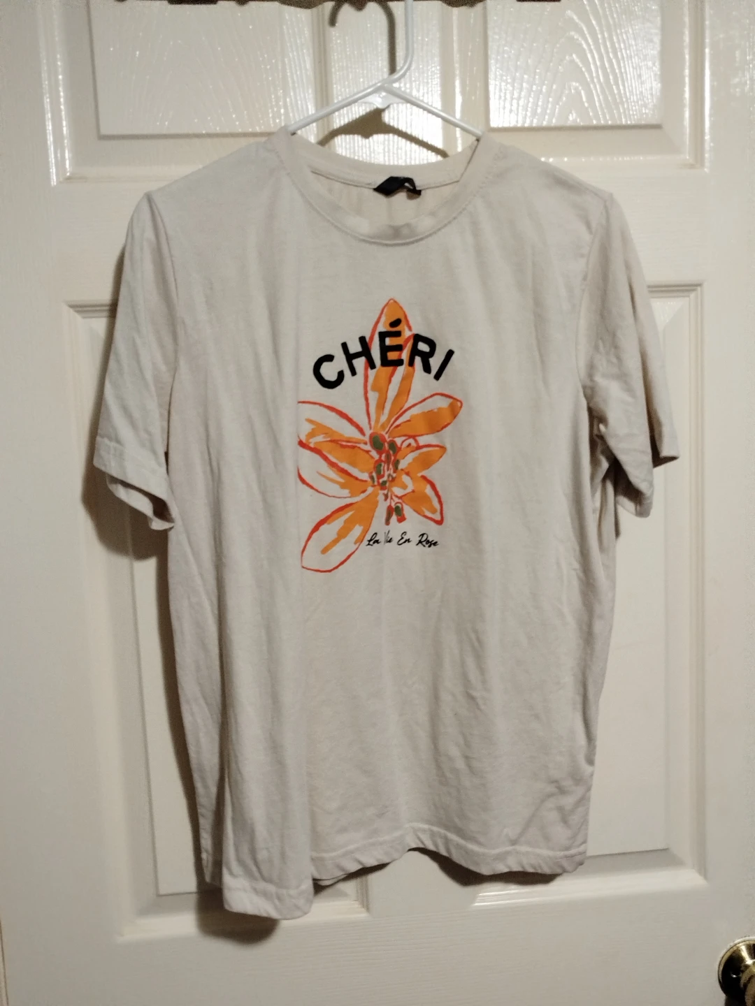 Cheri Flower Graphic T-Shirt