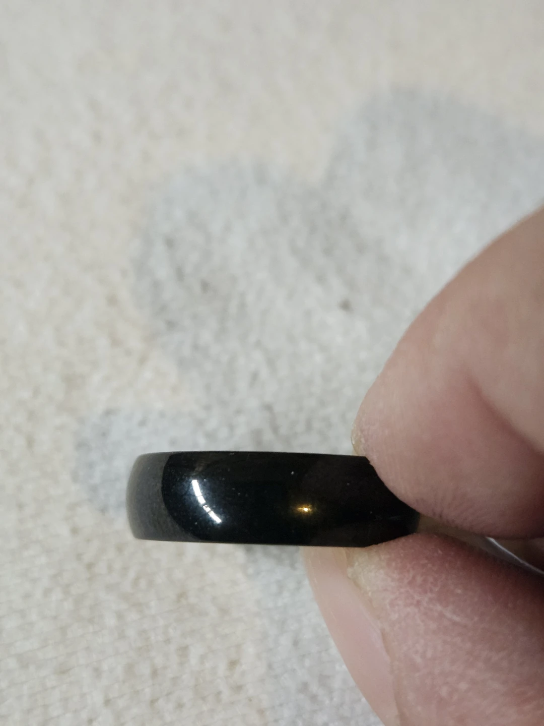 Titanium Black Ring - Size 8 - photo 2