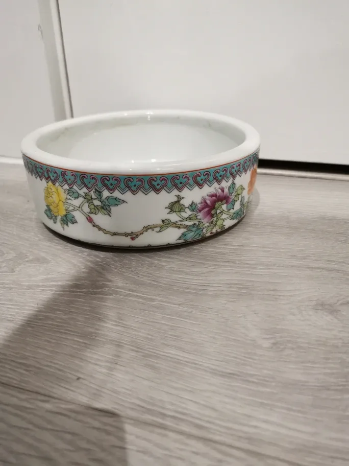 Vintage Floral Porcelain Bowl image indicator(2)