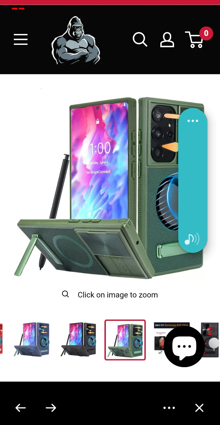 NewCase Galaxy S23 Ultra Green Magnetic Case - photo 3