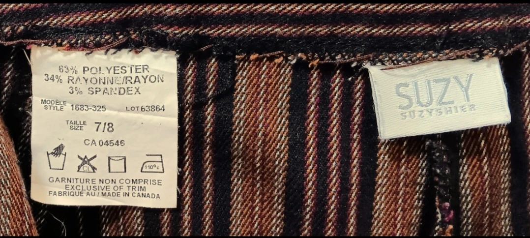 👖Suzy Shier Striped Office Pants Size Medium👖 - photo 2