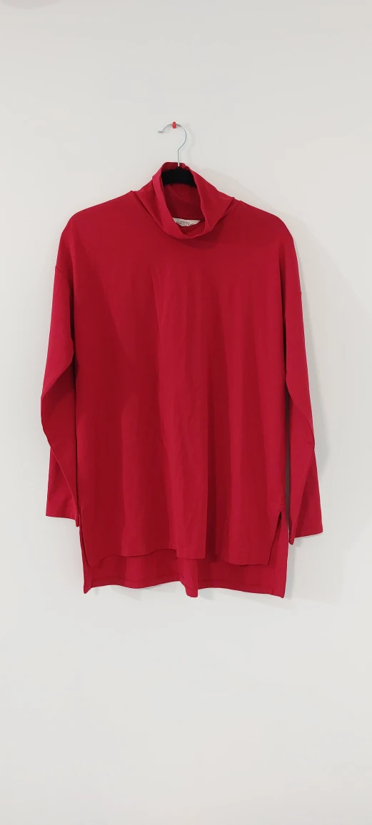 New Red Turtleneck Shirt - Size M