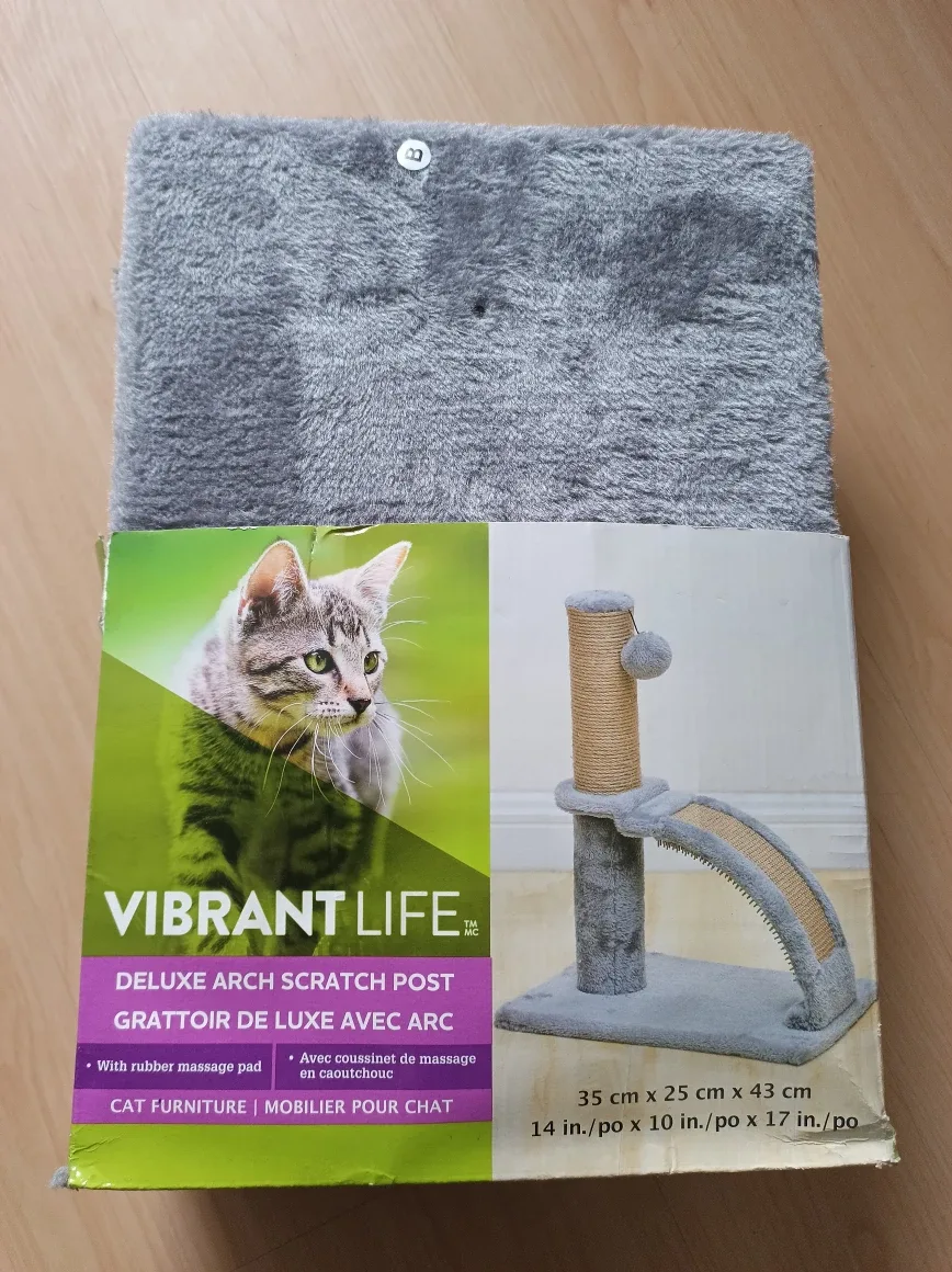 Vibrant Life Deluxe Arch Scratch Post - Cat Furniture