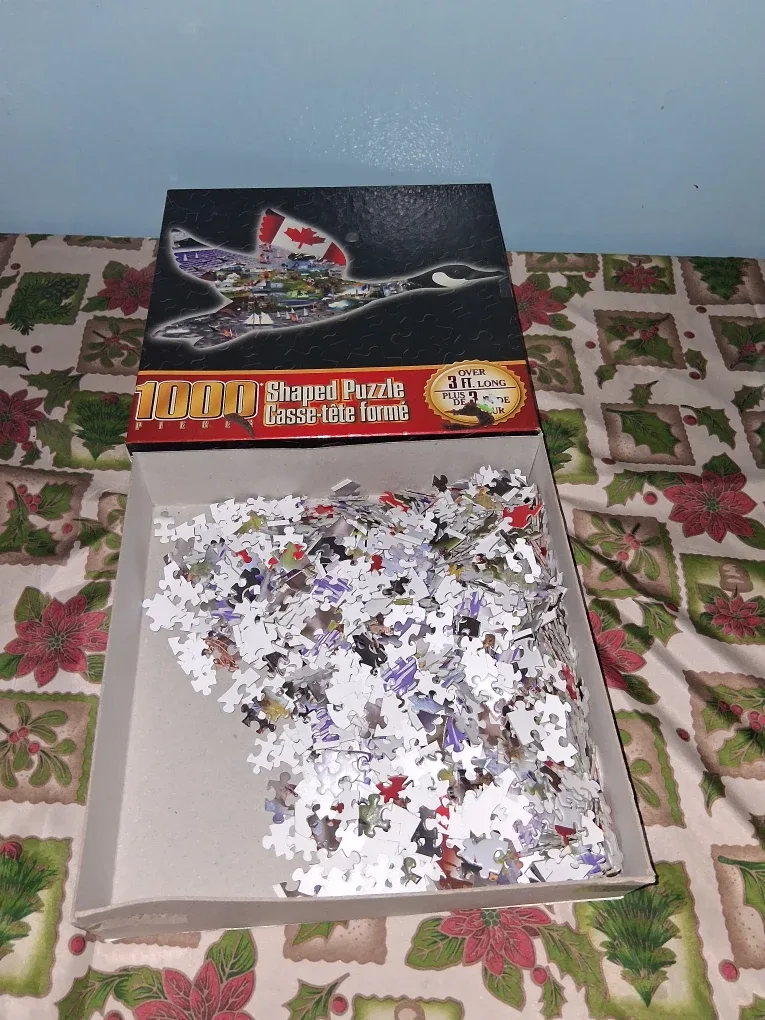 1000 Piece Shaped Puzzle - Canada Goose image indicator(2)